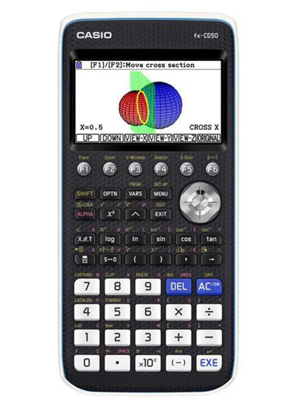FX-CG50 Scientific Graphic Calculator Black/White/Blue